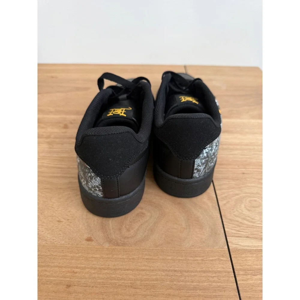 Ed Hardy EH Court-T Black Love Kills Slowly Skull Sneakers Mens 8.5 EH06043001